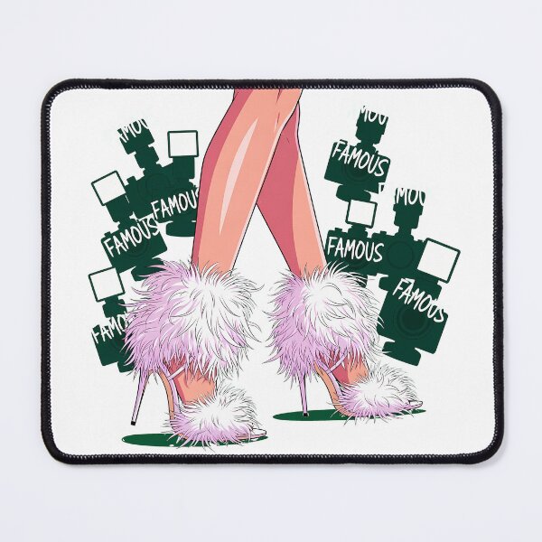 Item preview, Glamorous Famous High Heel Shoes Fashion Illustration designed and sold by PopDesignStyle.