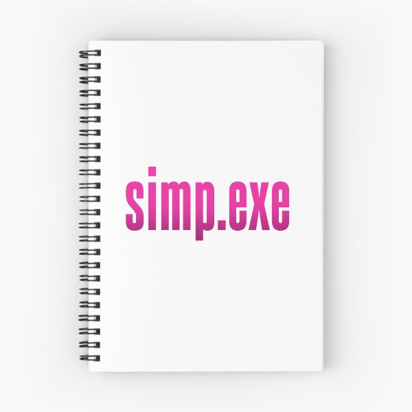Item preview, simp.exe, pink designed and sold by Memes N Lore .