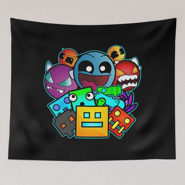 Item preview, Geometry Dash Old Schools Gaming designed and sold by LunarAshesArt.