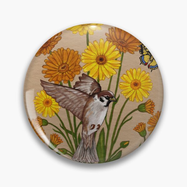 Item preview, Sparrow and Calendula designed and sold by Christina Lopez.