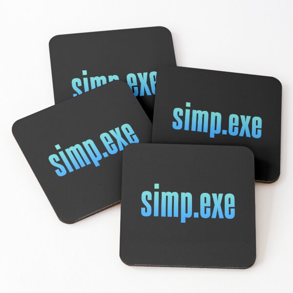 Item preview, simp.exe, Blue designed and sold by Memes N Lore .