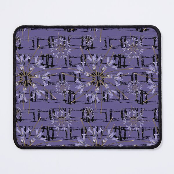 Item preview, First Spring Flower Radials on Purple & Black Horizontal Links designed and sold by Digitalmyth's Designs.