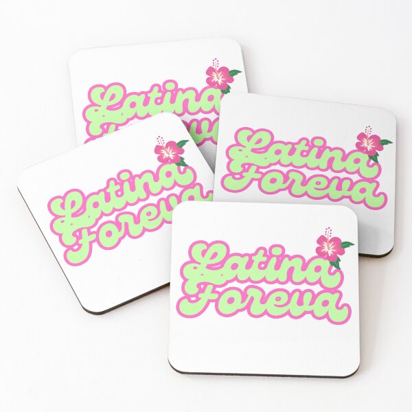Item preview, Latina Foreva Tropicoqueta Hibiscus Retro Sticker – Latina Pride Tropical Collection designed and sold by PJZShop.