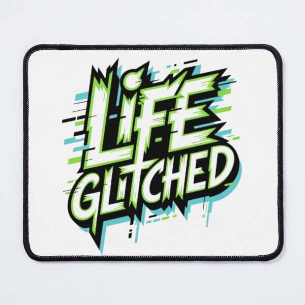 Item preview, Life Glitched – Neon Chaos Streetwear Graphic designed and sold by NewUSShop.