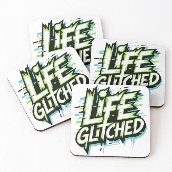 Item preview, Life Glitched – Neon Chaos Streetwear Graphic designed and sold by NewUSShop.