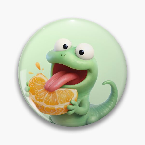 Item preview, Tom the lizard eating a tangerine designed and sold by SoyYuriO.