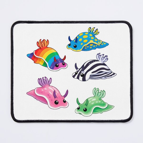 Item preview, Cute Nudibranch Sea Slug Sticker Set designed and sold by PopDesignStyle.