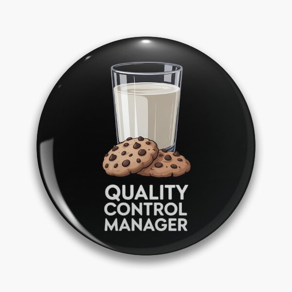 Item preview, Quality Control Manager Milk & Chocolate Chip Cookie designed and sold by PunkNation-Arts.