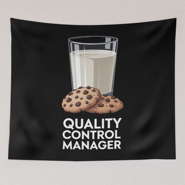 Item preview, Quality Control Manager Milk & Chocolate Chip Cookie designed and sold by PunkNation-Arts.