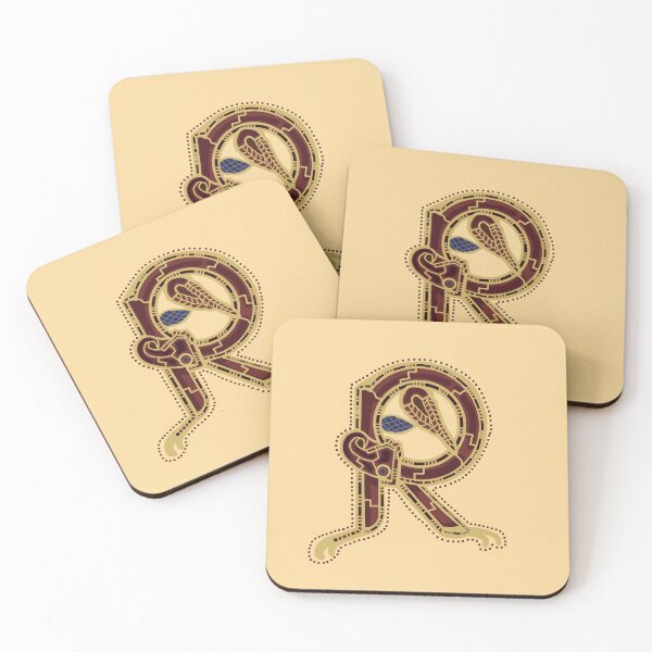 Item preview, Letter R Sutton Hoo Inspired Buff designed and sold by Donnahuntriss.