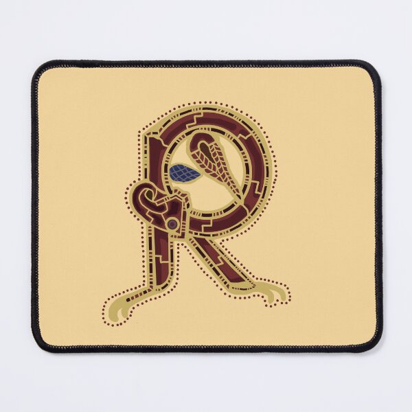 Item preview, Letter R Sutton Hoo Inspired Buff designed and sold by Donnahuntriss.