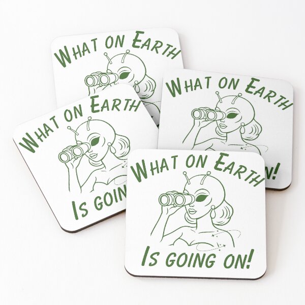 Item preview, What On Earth Is Going On! Alien designed and sold by HYPNK.