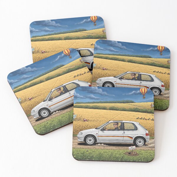 Item preview, Peugeot 106 Rallye Cartoon designed and sold by Racing Art Store.