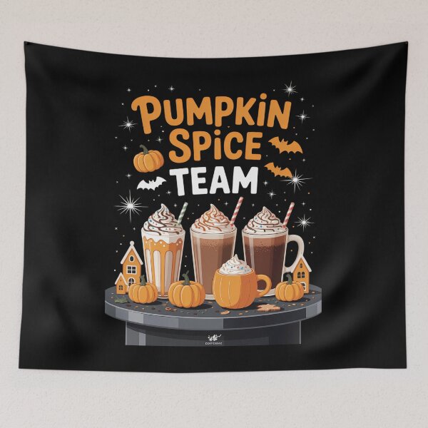 Item preview, Pumpkin Spice Team Fall Drinks Halloween Autumn designed and sold by PunkNation-Arts.