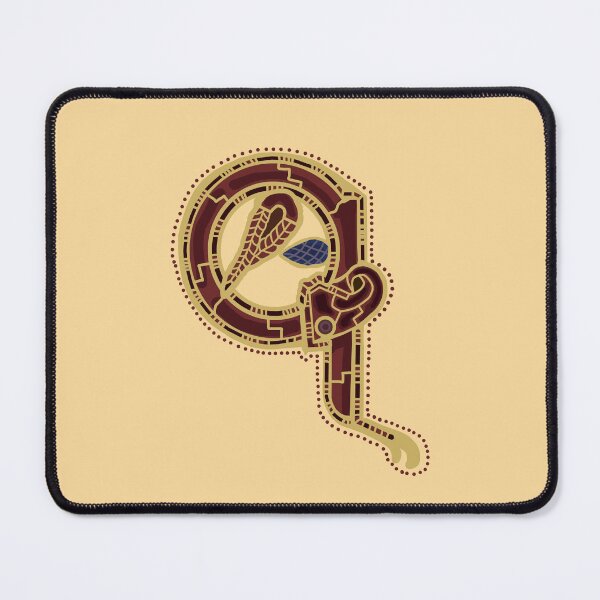Item preview, Letter Q Sutton Hoo Inspired Buff designed and sold by Donnahuntriss.