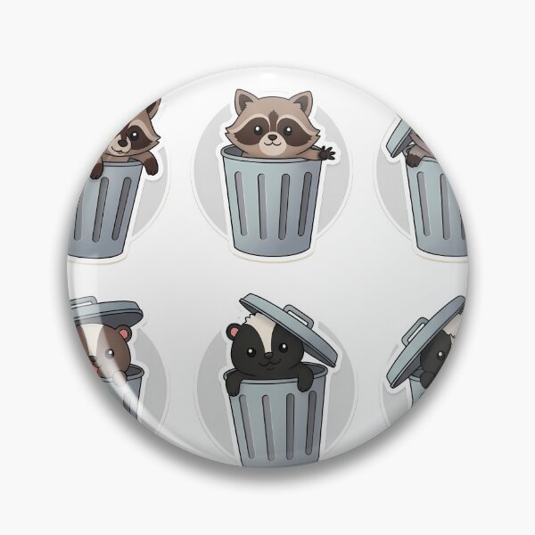 Item preview, Trash Panda Friends Funny Cartoon Animal Stickers designed and sold by PopDesignStyle.