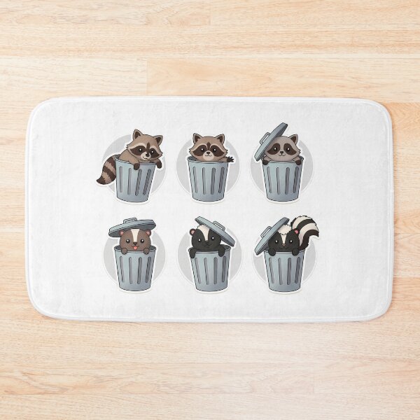 Item preview, Trash Panda Friends Funny Cartoon Animal Stickers designed and sold by PopDesignStyle.