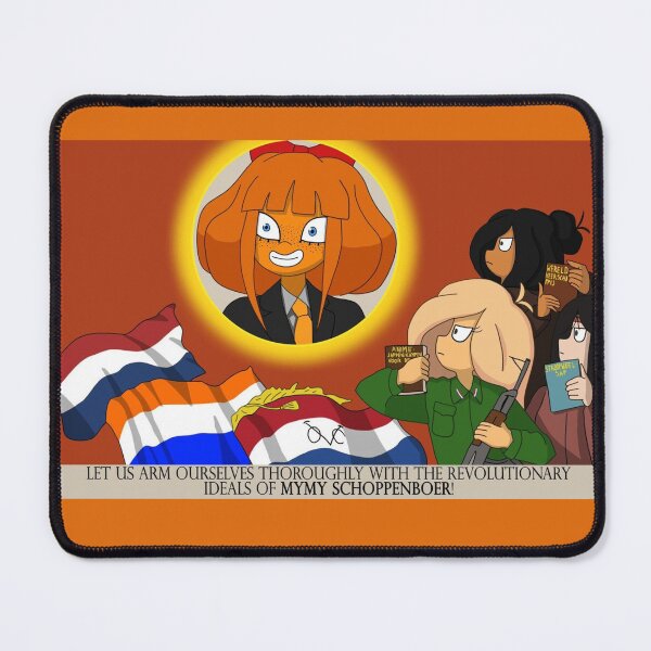Item preview, Mymy Shoppenboer Dutch Cartoon Propaganda | Ongezellig Revolution Meme designed and sold by Based History.