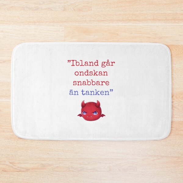 Item preview, Ibland Gr Ondskan Snabbare N Tanken Vit designed and sold by CreativeArt335.