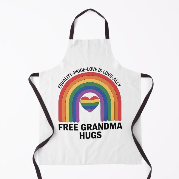 Item preview, Qm4G Rainbow Free Grandma Hugs LGBT Gay Grandma Pride designed and sold by PunkNation-Arts.