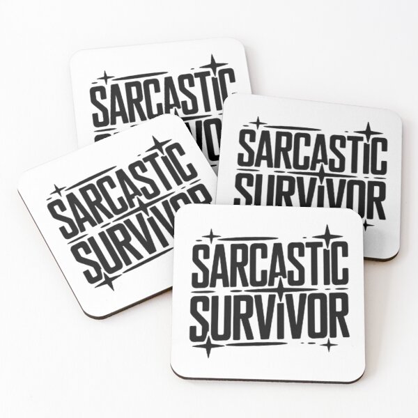 Item preview, Sarcastic Survivor – Dark Humor Statement Tee designed and sold by NewUSShop.