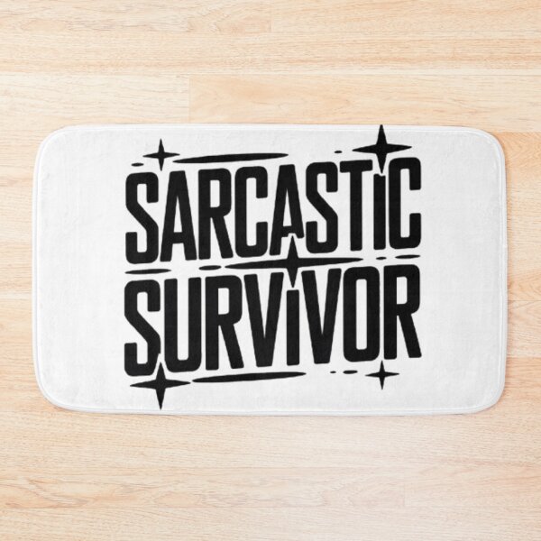 Item preview, Sarcastic Survivor – Dark Humor Statement Tee designed and sold by NewUSShop.