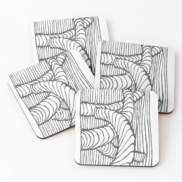 Item preview, TUNNELS BLACK & WHITE designed and sold by KolbStudios.