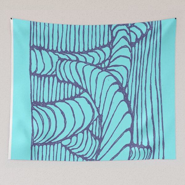 Item preview, TUNNELS TEAL designed and sold by KolbStudios.