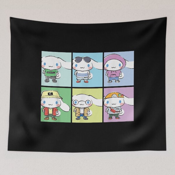Item preview, Cinnamoroll Collection Streetwear Squares   designed and sold by LunarAshesArt.