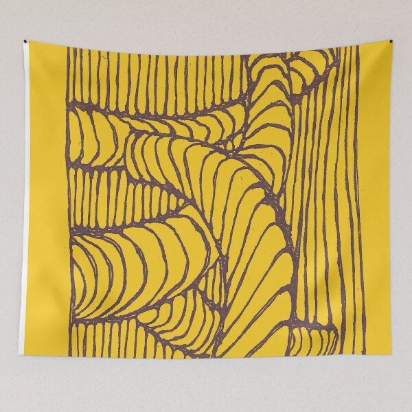 Item preview, TUNNELS YELLOW AND BLACK designed and sold by KolbStudios.