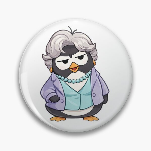 Item preview, Sitcom cosplaying penguin - Retro sassy housemates designed and sold by PoppyThePenguin.