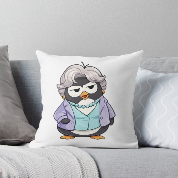 Item preview, Sitcom cosplaying penguin - Retro sassy housemates designed and sold by PoppyThePenguin.