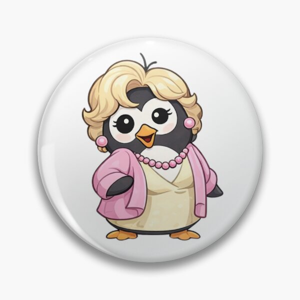 Item preview, Sitcom cosplaying penguin - Retro sassy housemates designed and sold by PoppyThePenguin.