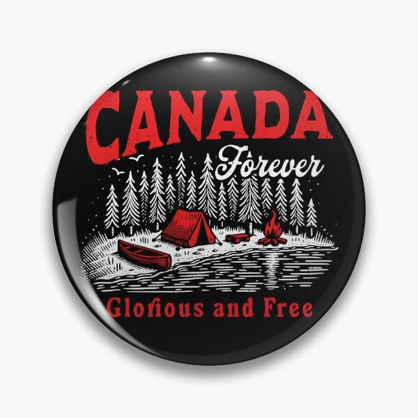Item preview, Canada Forever Glorious and Free Camping Scene designed and sold by Pawsitive Pixel Studio.