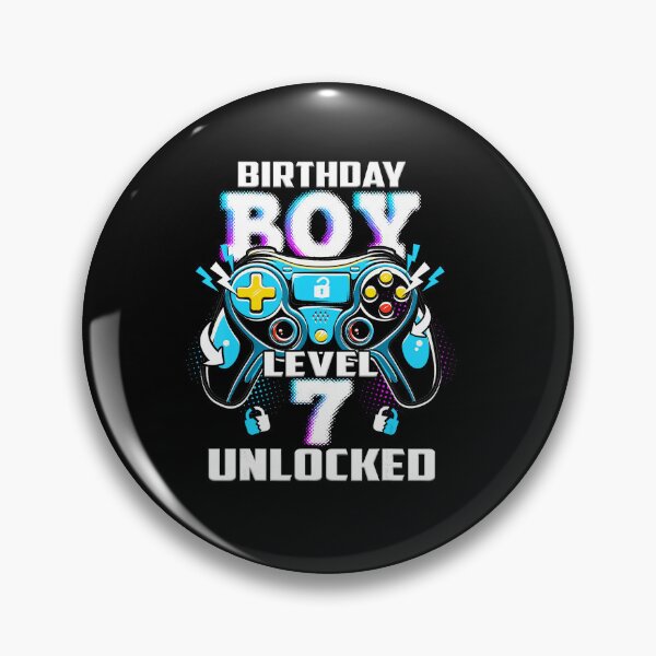 Item preview, Level 7 Unlocked Gamer Birthday Boy designed and sold by FGTV2021.