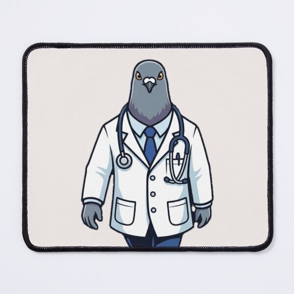 Item preview, Funny Tuff Doctor Pigeon Meme - Vector Character designed and sold by David Wasson.