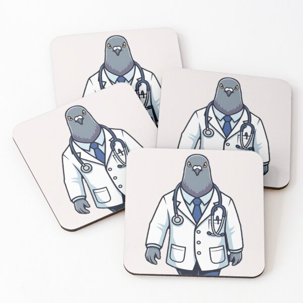 Item preview, Funny Tuff Doctor Pigeon Meme - Vector Character designed and sold by David Wasson.