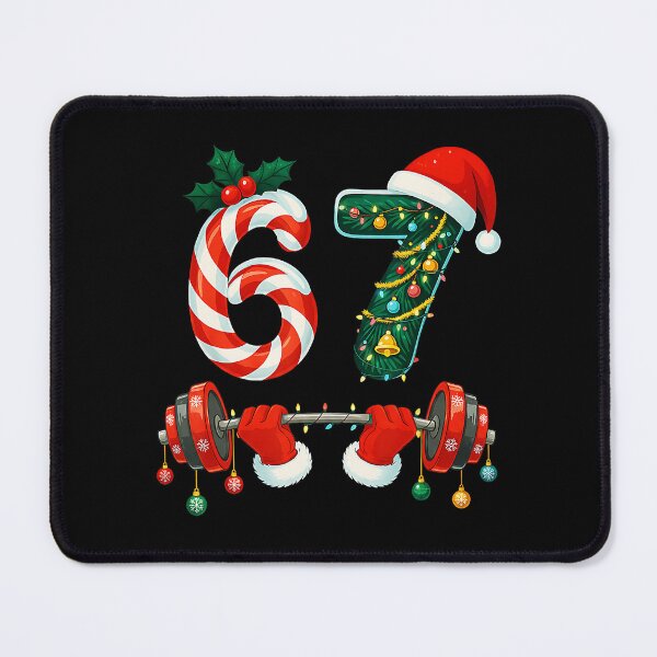 Item preview, 67 Christmas Gym Funny Fitness Holiday Workout designed and sold by eliramaison.