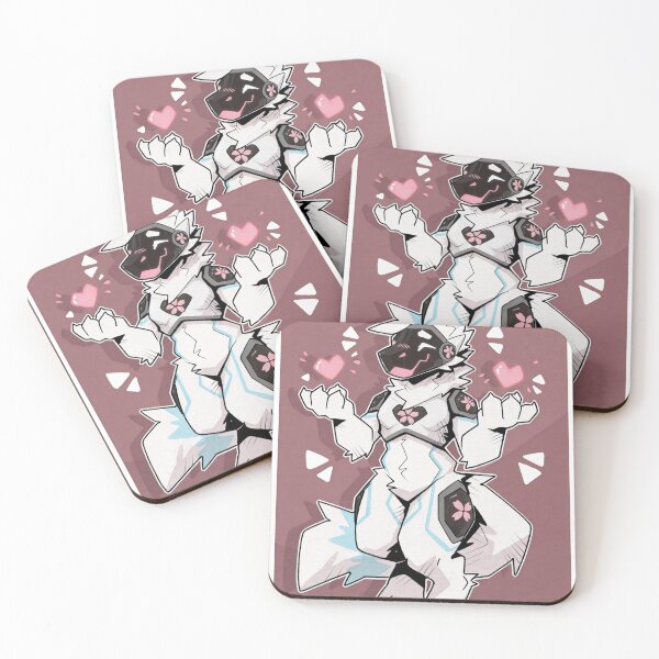 Item preview, Affectionate White Protogen Robot Furry Art designed and sold by KaMow.