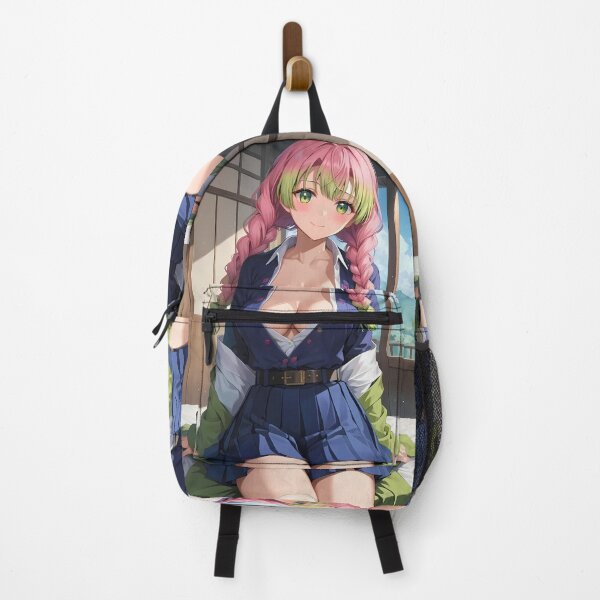Item preview, Mitsuri Kanroji Demon Slayer Blue Uniform Mountain View designed and sold by TanglenRabbit.
