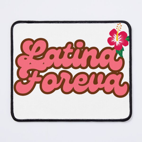 Item preview, Latina Foreva Tropical Hibiscus Retro Sticker Coral Brown Tropicoqueta Latina Pride designed and sold by PJZShop.