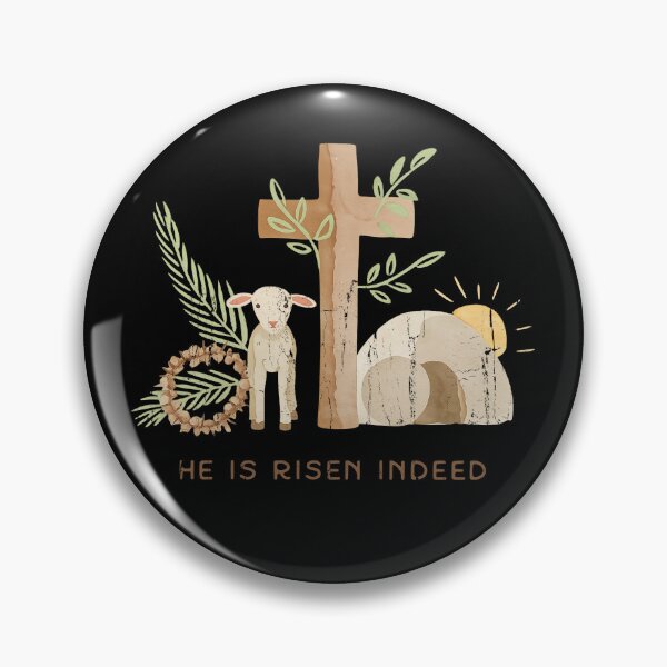 Item preview, He is Risen Indeed designed and sold by Home-Crea-Abode.