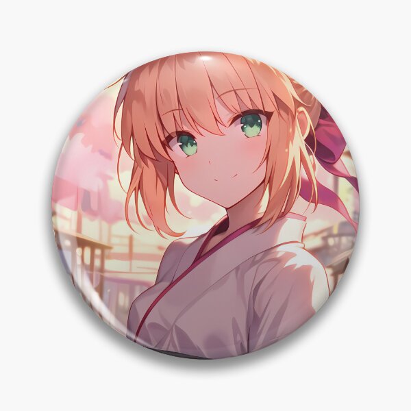 Item preview, Saber Nero Claudius Fate Grand Order Chibi Kimono Pastel designed and sold by TanglenRabbit.