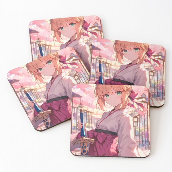 Item preview, Saber Nero Claudius Fate Grand Order Chibi Kimono Pastel designed and sold by TanglenRabbit.