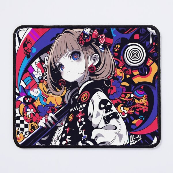 Item preview, Cyberpunk Anime Girl - Vibrant Graffiti Streetwear Art designed and sold by DesertFlowArt.