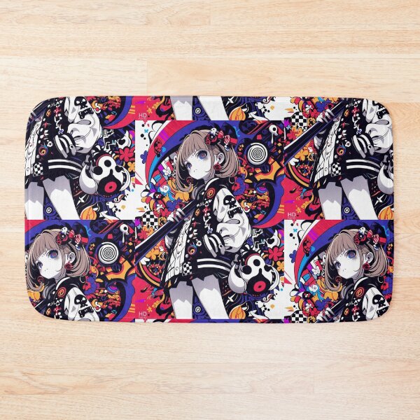 Item preview, Cyberpunk Anime Girl - Vibrant Graffiti Streetwear Art designed and sold by DesertFlowArt.