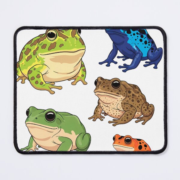 Item preview, Vibrant Cartoon Frogs Sticker Pack for Nature Lovers designed and sold by PopDesignStyle.
