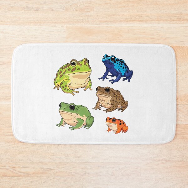 Item preview, Vibrant Cartoon Frogs Sticker Pack for Nature Lovers designed and sold by PopDesignStyle.
