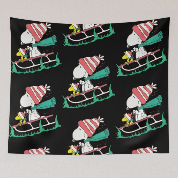 Item preview, Snoopy Woodstock Sledding Holiday Fun designed and sold by Oluyedefelix23.