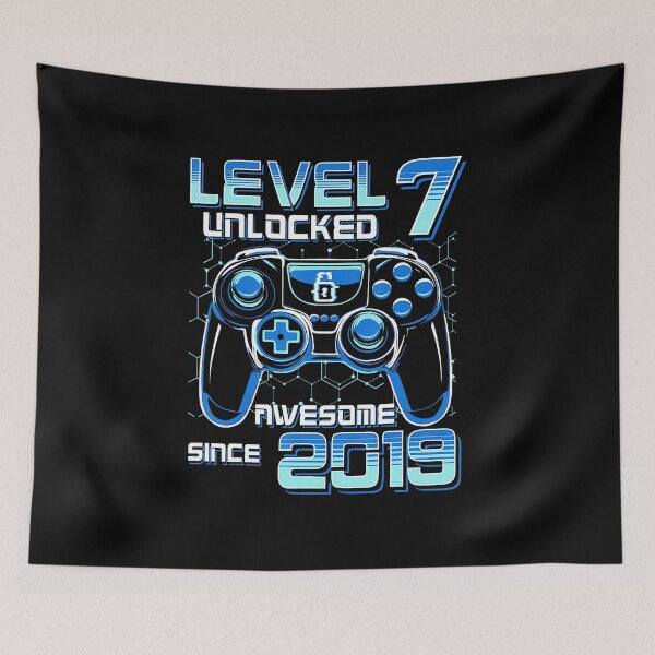 Item preview, Level 7 Unlocked Gamer 7th Birthday Video Game Party designed and sold by FGTV2021.